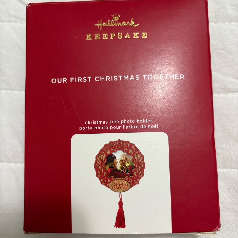 Hallmark Red and Gold Christmas Ornament